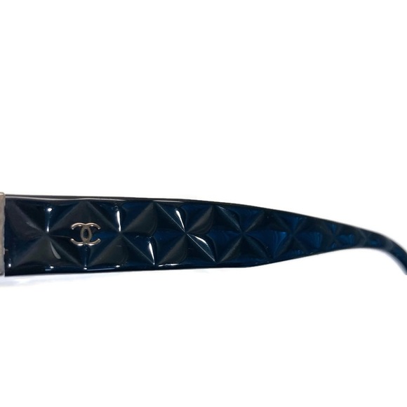 CHANEL Black and White Sunglasses main image 4